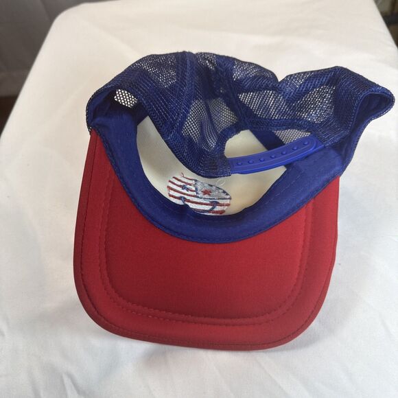 SHEIN Hat Red White And Blue American Flag NWOT - Picture 4 of 8